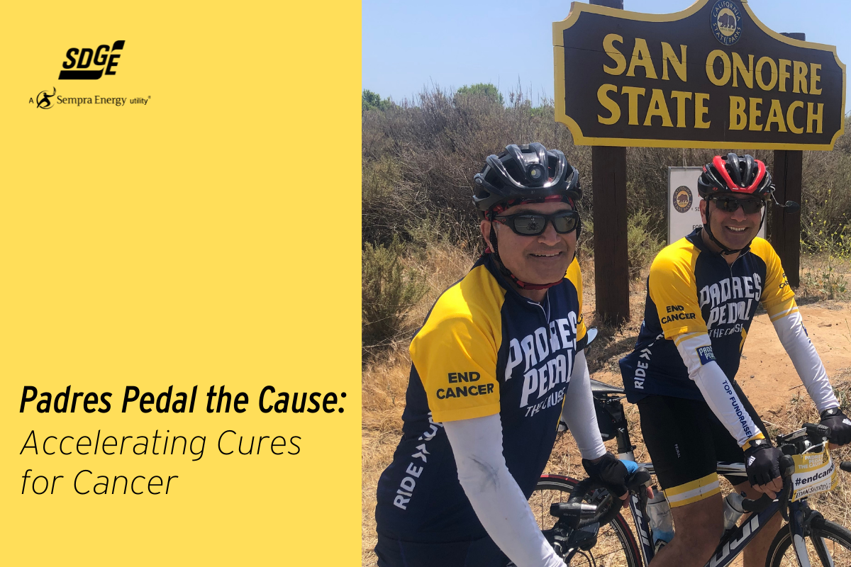 Padres Pedal the Cause Accelerating Cures for Cancer SDGE San